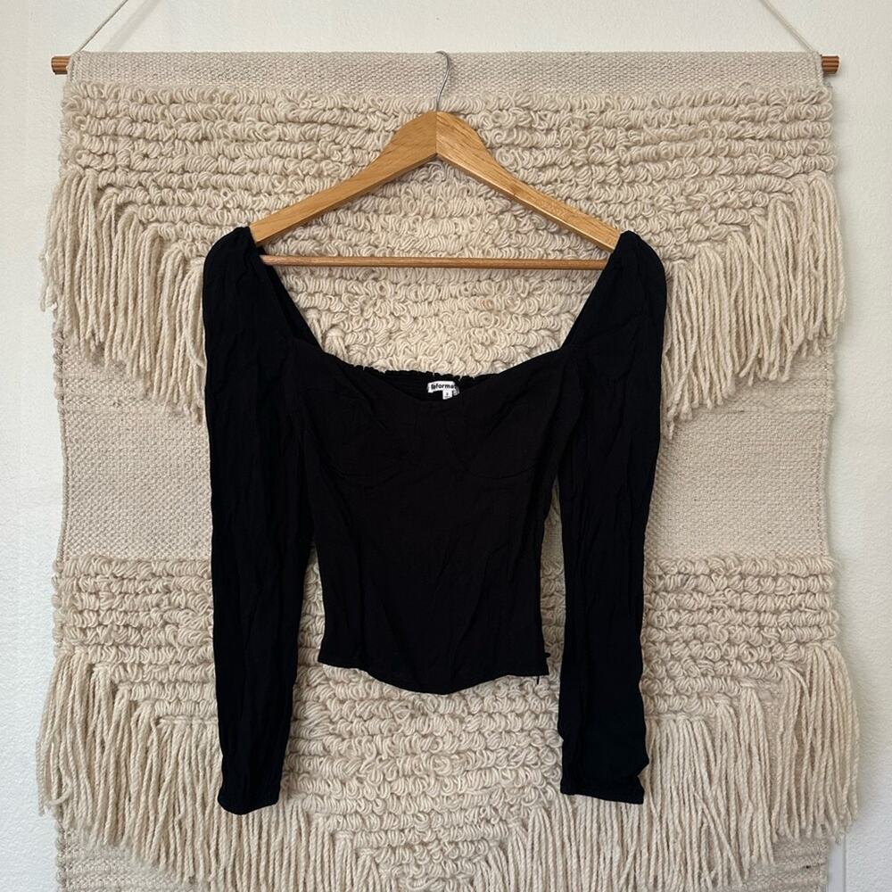 Reformation Reign Long Sleeve Top